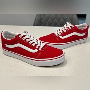 Red Vans size 8.5 men’s